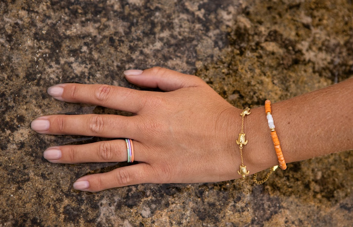 Anillo Verbena Lila